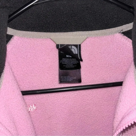 The North Face Light Pink and Black Breast Cancer Awareness Fleece Full Zip - Picture 3 of 12